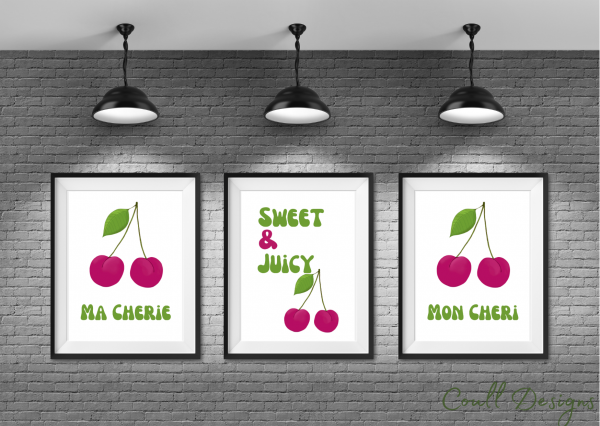 "Cherry" Original Artwork Set of 7 - Digital Download - Image 3