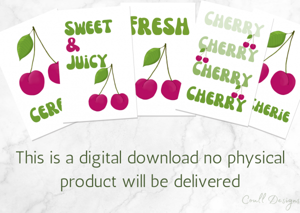 "Cherry" Original Artwork Set of 7 - Digital Download - Image 4