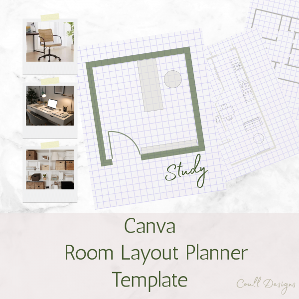 Canva Room Layout Planner - Template Item in Inerior Design Planner Bundle