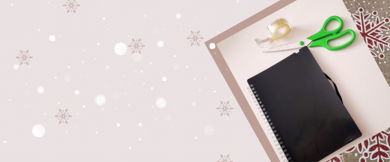 DIY Christmas Notebook: Simple, Stylish & Budget Friendly