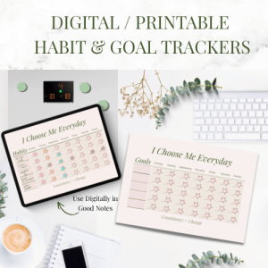 Habit & Goal Trackers Digital Download
