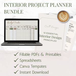 Interior Project Planner (Digital Download)